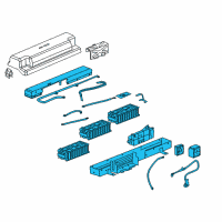 OEM Saturn Battery Asm-Generator Diagram - 25991701