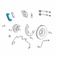 OEM 2019 Ford Taurus Caliper Support Diagram - BB5Z-2B292-D