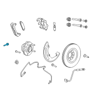 OEM 2018 Lincoln MKT Hub Assembly Mount Bolt Diagram - -W714331-S439