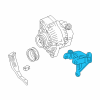 OEM 2000 Toyota RAV4 Alternator Mount Bracket Diagram - 12511-74051