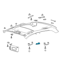 OEM 2017 Lincoln MKC Reading Lamp Assembly Diagram - HA1Z-13776-AB