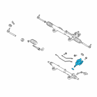 OEM 2013 Nissan GT-R Gear Sub Assembly-Power Steering Diagram - 49210-JF10A