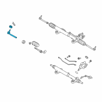 OEM 2020 Nissan GT-R Socket Kit-Tie Rod, Outer Diagram - D8520-JF00B