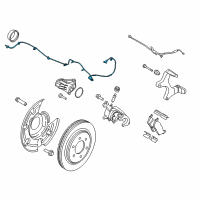 OEM 2018 Ford F-150 Rear Speed Sensor Diagram - JL3Z-2C190-D