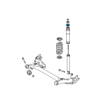 OEM 2014 Scion tC Shock Cushion Diagram - 48755-12100