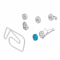 OEM Dodge Sprinter 3500 PULLEY-TENSIONER Diagram - 5117690AA