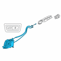 OEM 2021 BMW X2 Soft-Close-Automatic Diagram - 51-24-7-423-848