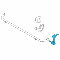 OEM 2019 Nissan GT-R Rod Assy-Connecting, Stabilizer Diagram - 54668-EG02C