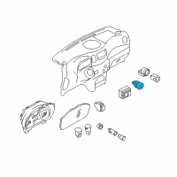 OEM 2014 Nissan Cube Switch Assy-Hazard Diagram - 25290-1FA0A