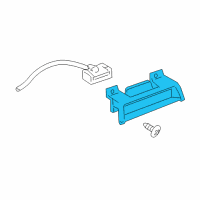 OEM 2006 Hummer H3 High Mount Lamp Diagram - 19330403