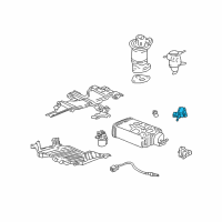 OEM Honda Pilot Valve, Purge Control Solenoid Diagram - 36162-PGK-A02