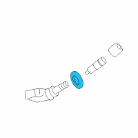 OEM Chevrolet Impala Transmitter Grommet Diagram - 25754190