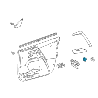 OEM 2011 Toyota Sienna Lock Switch Diagram - 84930-0C010