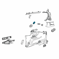 OEM 2020 Chrysler Voyager Switch-Seat RECLINE Diagram - 68263848AA