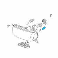 OEM Nissan Cube Headlamp Socket Assembly Diagram - 26260-8L501