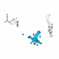 OEM 2001 Hyundai XG300 Arm Complete-Front Lower, LH Diagram - 54500-38620