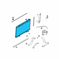 OEM 2006 Nissan Quest Radiator Assy Diagram - 21460-5Z000