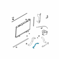 OEM 2005 Nissan Altima Hose-Auto Transmission Oil Cooler Diagram - 21631-5Z000