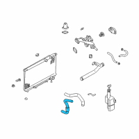 OEM 2001 Kia Optima Hose-Radiator Lower Diagram - 2541238160