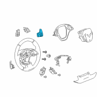 OEM 2018 Chevrolet Corvette Paddle Switch Diagram - 23272740