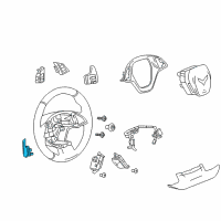 OEM 2018 Chevrolet Corvette Paddle Switch Diagram - 23272739