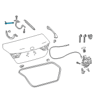 OEM 2019 Toyota Camry Support Strut Diagram - 64530-06010