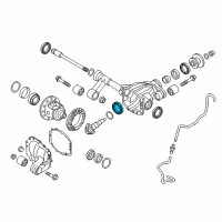 OEM 2019 Nissan Titan Bearing PINION Diagram - 38140-EZ20B