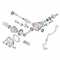 OEM 2020 Nissan Titan XD Bearing PINION Diagram - 38120-EZ20B