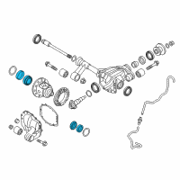 OEM 2021 Nissan Titan XD Bearing-Differential Side Diagram - 38440-EZ40B