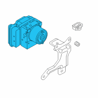 OEM 2013 Kia Rio Anti-Lock Brake Pts Diagram - 589201W400