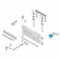 OEM 2008 Lincoln Mark LT Handle Diagram - 8L3Z-9943400-DG