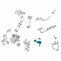 OEM 2014 Cadillac XTS Oil Return Tube Diagram - 12639865