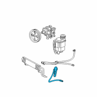 OEM 2008 Dodge Ram 1500 Line-Power Steering Pressure Diagram - 55366794AG