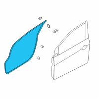 OEM 2016 Kia Forte5 WEATHERSTRIP Assembly-Front Door Side Diagram - 82130A7000