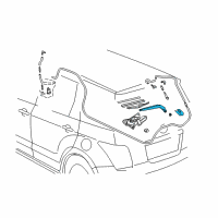 OEM 2004 Scion xA Rear Arm Diagram - 85241-52110