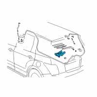 OEM 2005 Scion xA Rear Motor Diagram - 85130-52060