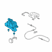 OEM Acura Actuator Assembly Diagram - 36511-PND-A01