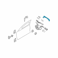 OEM Infiniti Grip-Outside Handle Diagram - 80640-JU72A