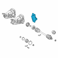 OEM 2004 Chrysler Crossfire Cover-Rear Axle Diagram - 5099802AA