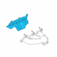 OEM 2005 Cadillac CTS Manifold Gasket Diagram - 12576262