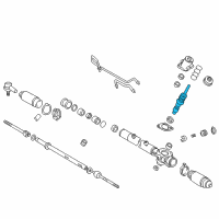 OEM Lexus ES300 Valve Sub-Assy, Power Steering Control Diagram - 44201-33140