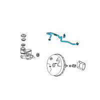 OEM Acura TSX Tube Assembly, Master Power Diagram - 46402-TP1-A01