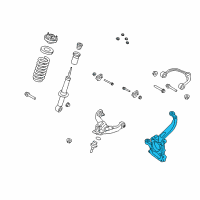 OEM 2010 Ford F-150 Knuckle Diagram - AL3Z-3K186-B