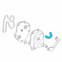 OEM 2019 Toyota Land Cruiser Water Hose Diagram - 16295-38010