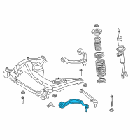 OEM 2013 BMW 650i Rubber Mounting Right Tension Strut Diagram - 31-12-6-775-972