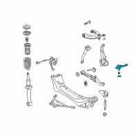 OEM Lexus IS300 Lower Ball Joint Assembly Diagram - 43340-59135