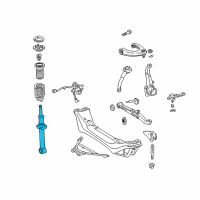 OEM Lexus IS300 ABSORBER Assembly, Shock Diagram - 48510-59315