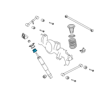 OEM 2017 Lexus LX570 Bracket Sub-Assembly, Rear Diagram - 48505-60060