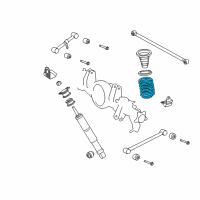 OEM 2015 Lexus LX570 Spring, Coil, Rear Diagram - 48231-60D21