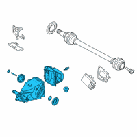 OEM 2020 BMW M340i xDrive FINAL DRIVE WITH DIFFERENTIA Diagram - 33-10-8-686-989